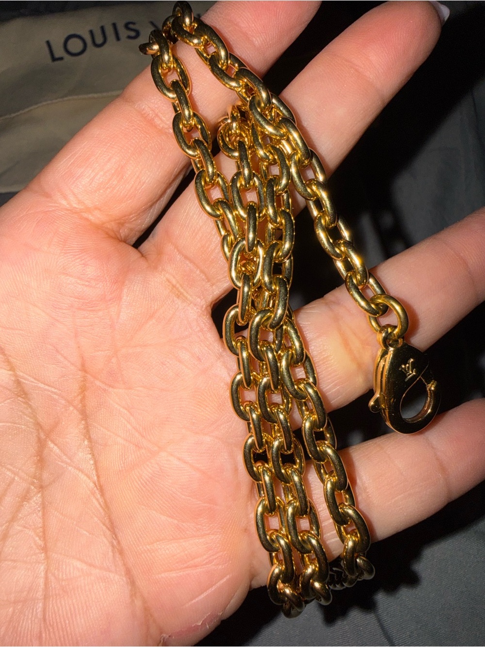 Louis Vuitton Gold Chain Strap - Picture 4 of 4